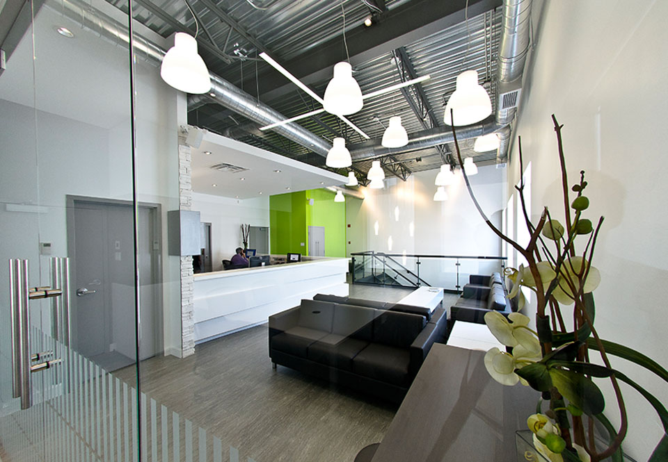 Entrée et salle d'attente